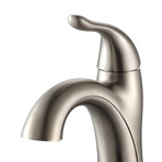 Arcus Single Lever Basin Bathroom Faucet (Satin Nickel)