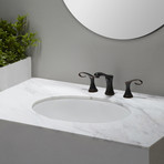 Cirrus 8" Widespread 2-Handle Bathroom Faucet (Chrome)