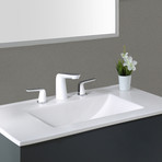 Seda 8" Widespread 2-Handle Bathroom Faucet (Chrome)