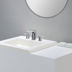 Seda 8" Widespread 2-Handle Bathroom Faucet (Chrome)