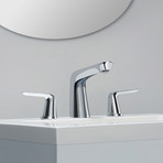 Seda 8" Widespread 2-Handle Bathroom Faucet (Chrome)