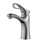 Cirrus Single Hole Single-Handle Basin Bathroom Faucet (Chrome)