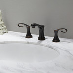 Cirrus 8" Widespread 2-Handle Bathroom Faucet (Chrome)