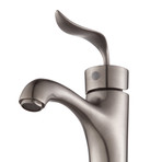 Coda Single Hole Single-Handle Basin Bathroom Faucet (Chrome)