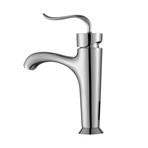 Coda Single Hole Single-Handle Basin Bathroom Faucet (Chrome)