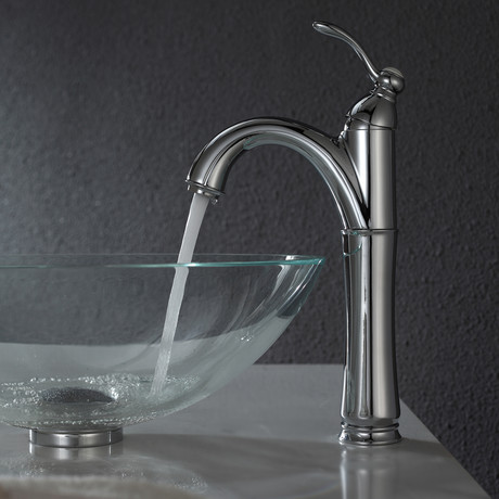 Riviera Single Lever Vessel Bathroom Faucet