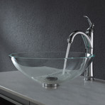 Riviera Single Lever Vessel Bathroom Faucet