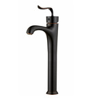 Coda Single Lever Vessel Bathroom Faucet (Brushed Nickel)