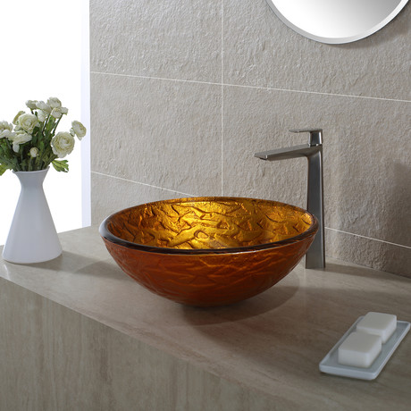 Aplos Single Lever Vessel Bathroom Faucet