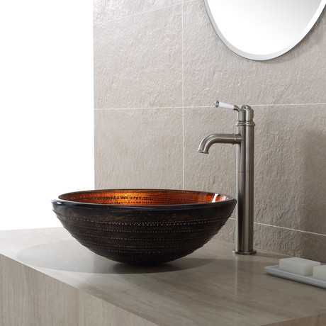 Solinder Single Hole Single-Handle Vessel Bathroom Faucet