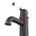 Solinder Single Hole Single-Handle Bathroom Faucet (Oil Rubbed Bronze)