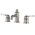 Solinder 8" Widespread 2-Handle Bathroom Faucet (Chrome)