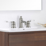 Solinder 8" Widespread 2-Handle Bathroom Faucet (Chrome)