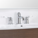 Solinder 8" Widespread 2-Handle Bathroom Faucet (Chrome)