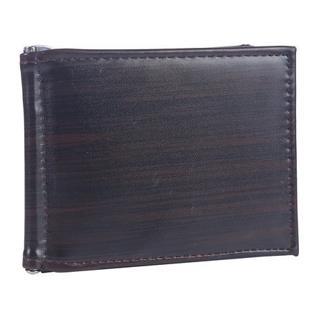 Sleek Money Clip Wallet (Brown)