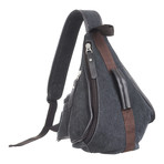 Canvas Sling Pack (Black)