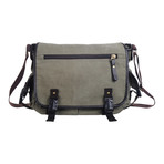 Canvas Messenger Bag (Black)