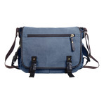 Canvas Messenger Bag (Black)