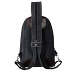 Canvas Backpack (Black)