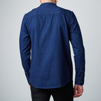 Gannon Denim Woven Shirt // Dark Indigo (XL)