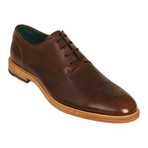 Exceed Shoes // Spirit Medallion Toe Oxford // Brown (Euro: 39)