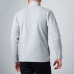 The Match Play Long Sleeve 3/4 Zip Pullover // Granite (XS)