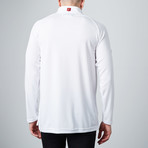 The Dormy II Long Sleeve 3/4 Zip Pullover // Pure White (XS)