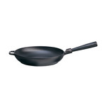 Le Gourmet // Round Edge Frying Pan (Wood Handle)