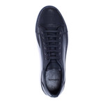 Textured Toe Cap Sneakers // Navy (Euro: 45)