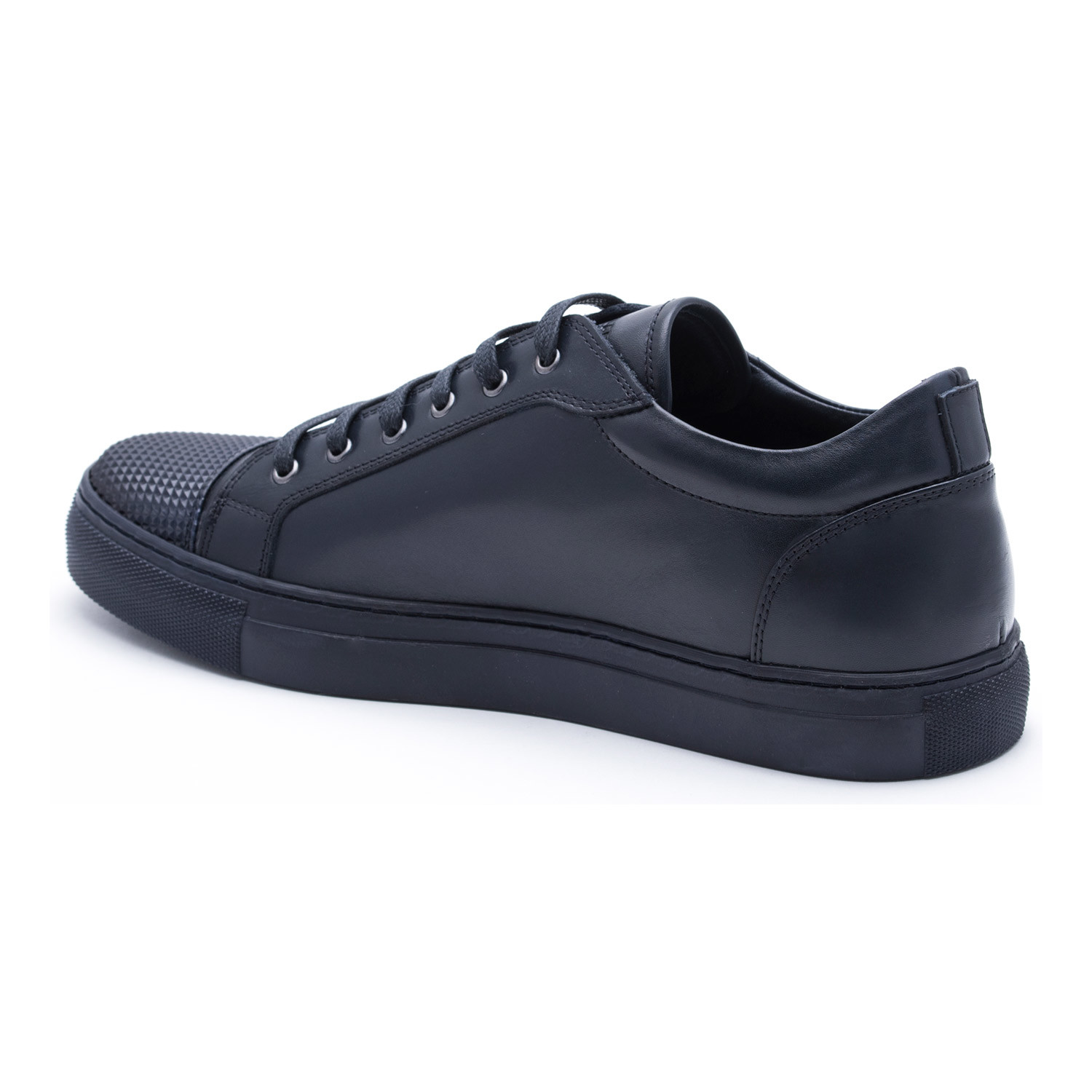 Textured Toe Cap Sneakers // Navy (Euro: 41) - Jared Lang - Touch of Modern