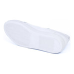 Textured Toe Cap Sneakers // White (Euro: 43)