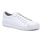 Textured Toe Cap Sneakers // White (Euro: 42)