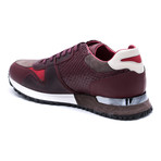 Running-Styled Sneaker // Burgundy (Euro: 44)