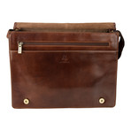 VT-7 Soft Leather Messenger Bag Case // Vintage Tan