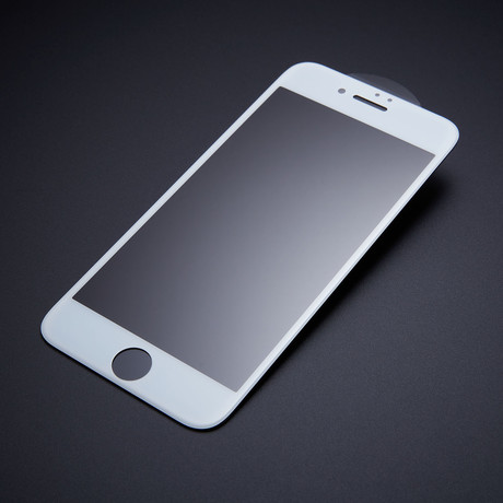 Quantum Glass™ Edge to Edge Screen Protector // White (iPhone 7)