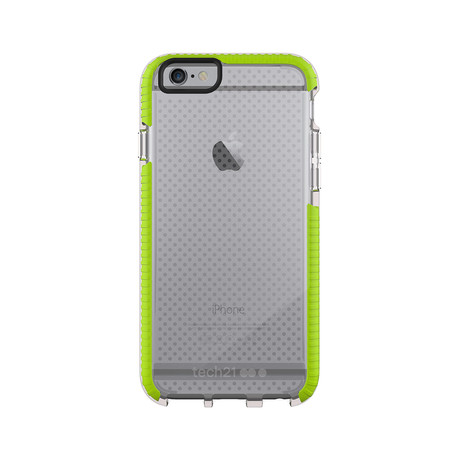 Evo Mesh Sport // Clear + Green (iPhone 6/6s)