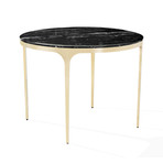 Camilla Center Dining Table (DISC) (Nero Storm)