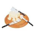 Round Cheese Set + Cutting Board // 4 Piece Set