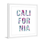 Color Me Cali // Framed Print (12"W x 12"H x 1.5"D)