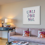 Color Me Cali // Framed Print (12"W x 12"H x 1.5"D)