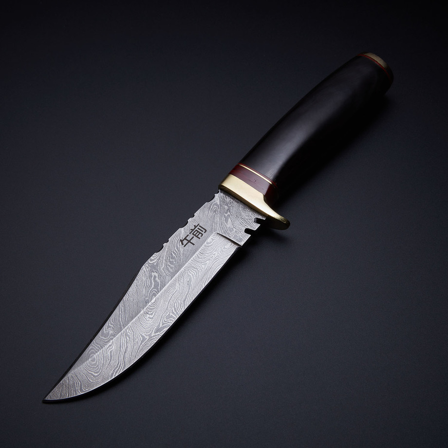 Gozen - Damascus Steel Hunting Knives - Touch of Modern