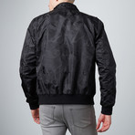 Jacquard Racer jacket // Black (2XL)