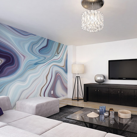 Marbled Ink Wall Mural