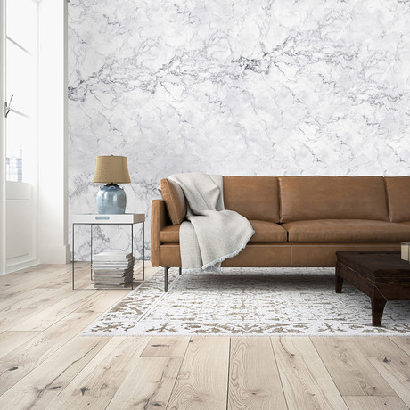 White Marble Wall Mural