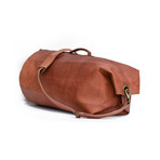 Leather Military Style Duffle
