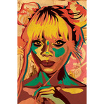 Pop Art Buns Girl (18"W x 26"H x 0.75"D)