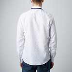 Meteor Shower Button-Up Dress Shirt // White (XL)