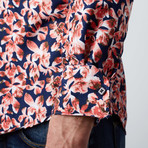 Aloha Button-Up Dress Shirt // Navy (XL)