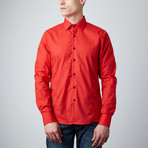 Classic Button-Up Dress Shirt // Red (3XL)
