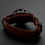 Peregrine Squadron Pilot Chronograph Quartz // Limited Edition // PSA-CH-DLC-1D // Unworn